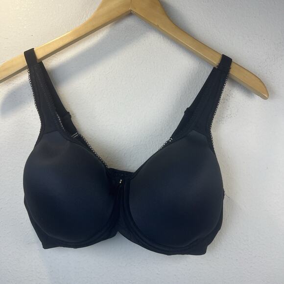 Wacoal 36 D Women's Basic Beauty Contour T-Shirt Bra Black 36D spacer underwire - Picture 1 of 13